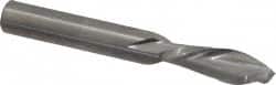 Onsrud - 3/8" Cutting Diam x 1-1/8" Length of Cut, 2 Flute, Downcut Spiral Router Bit - Uncoated, Right Hand Cut, Solid Carbide, 3" OAL x 3/8" Shank Diam, Double Edge, 30° Helix Angle - Americas Industrial Supply