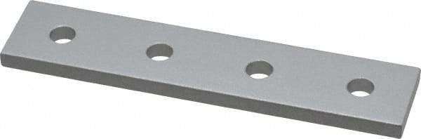 80/20 Inc. - 7/8" Wide, 4" High, Open Shelving 4 Hole Joining Strip - Aluminum, Use with Series 10 & Bolt Kit 3321 - Americas Industrial Supply