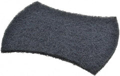 3M - 5-1/2" Long x 3.9" Wide x 3/8" Thick Scouring Pad - Heavy-Duty, Blue - Americas Industrial Supply