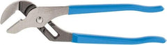 Channellock - 10" OAL, 2" Max Capacity, 7 Position Tongue & Groove Pliers - Standard Straight Jaws, Standard Head, Plastic Dipped Handles - Americas Industrial Supply