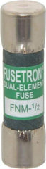 Cooper Bussmann - 250 VAC, 0.5 Amp, Time Delay Supplemental Fuse - Fuse Holder Mount, 1-1/2" OAL, 10 at 125 V kA Rating, 13/32" Diam - Americas Industrial Supply