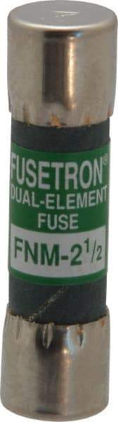 Cooper Bussmann - 250 VAC, 2.5 Amp, Time Delay General Purpose Fuse - Fuse Holder Mount, 1-1/2" OAL, 10 at 125 V kA Rating, 13/32" Diam - Americas Industrial Supply