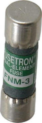 Cooper Bussmann - 250 VAC, 3 Amp, Time Delay General Purpose Fuse - Fuse Holder Mount, 1-1/2" OAL, 10 at 125 V kA Rating, 13/32" Diam - Americas Industrial Supply