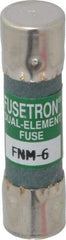 Cooper Bussmann - 250 VAC, 6 Amp, Time Delay General Purpose Fuse - Fuse Holder Mount, 1-1/2" OAL, 10 at 125 V kA Rating, 13/32" Diam - Americas Industrial Supply