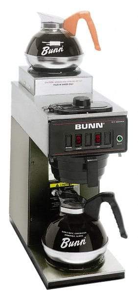 Bunn - Coffee Makers Coffee Maker Type: Two Station Commercial Pour-Omatic Color: Black - Americas Industrial Supply