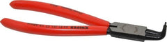 Knipex - Internal Retaining Ring Pliers - 6-3/4" OAL, Bent Nose - Americas Industrial Supply