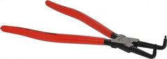 Knipex - Internal Retaining Ring Pliers - 12-1/2" OAL, Bent Nose - Americas Industrial Supply