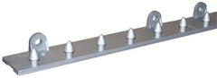 Aleco - 2Ft. Long Polymer Compound Boltless Dock Strip Door Mounting Hardware - For Use with Vinyl Strip Material Up to 12 Inches Wide - Americas Industrial Supply