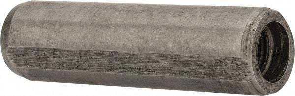 Metric Blue - 8mm Diam x 30mm Pin Length Alloy Steel Pull Out Dowel Pin - 1 Beveled & 1 Threaded End - Americas Industrial Supply