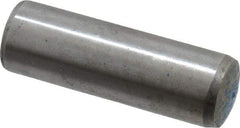 Metric Blue - 16mm Diam x 50mm Pin Length Alloy Steel Pull Out Dowel Pin - 1 Beveled & 1 Threaded End - Americas Industrial Supply
