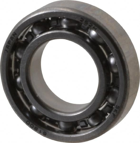 SKF - 10mm Bore Diam, 19mm OD, Open Thin Section Radial Ball Bearing - 5mm Wide, 1 Row, Round Bore, 132 Lb Static Capacity, 310 Lb Dynamic Capacity - Americas Industrial Supply