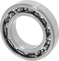 SKF - 12mm Bore Diam, 21mm OD, Open Thin Section Radial Ball Bearing - 5mm Wide, 1 Row, Round Bore, 151 Lb Static Capacity, 321 Lb Dynamic Capacity - Americas Industrial Supply