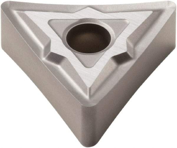 Seco - TNMP332 MF1 Grade 890 Carbide Turning Insert - Uncoated, 60° Triangle, 3/8" Inscr Circle, 3/16" Thick, 1/32" Corner Radius - Americas Industrial Supply