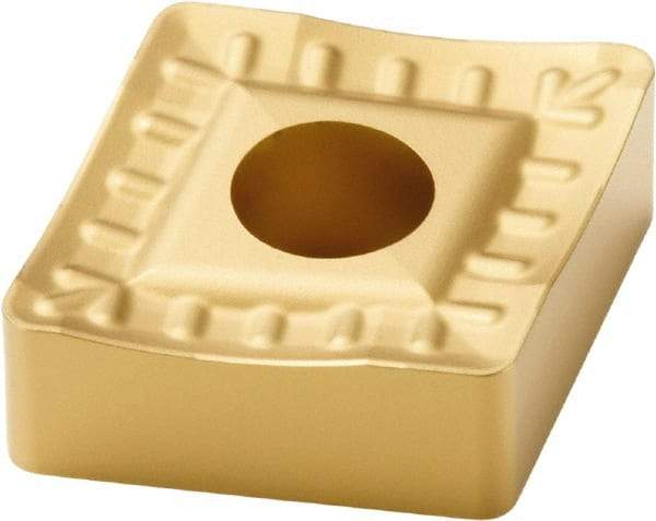 Seco - CNMM433 R4 Grade TP40 Carbide Turning Insert - TiC/TiCN/TiN Finish, 80° Diamond, 1/2" Inscr Circle, 3/16" Thick, 3/64" Corner Radius - Americas Industrial Supply