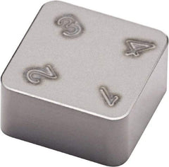 Seco - SNMN334 Grade CBN300 PCBN Turning Insert - Uncoated, 90° Square, 3/8" Inscr Circle, 3/16" Thick, 1/16" Corner Radius - Americas Industrial Supply