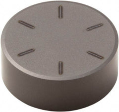 Seco - RNMN32 Grade CBN300 PCBN Turning Insert - Uncoated, Round, 3/8" Inscr Circle, 1/8" Thick - Americas Industrial Supply