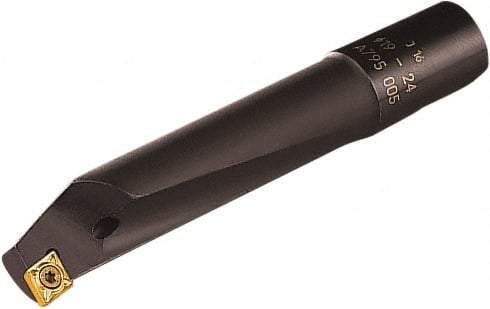 Seco - 19mm Min Bore Diam, 16mm Shank Diam, Indexable Boring Bar - 70mm Max Bore Depth, CC.. 0602.. Insert - Americas Industrial Supply