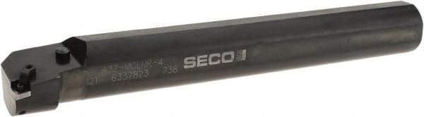 Seco - 2.56" Min Bore Diam, 16" OAL, 2" Shank Diam, A-MCLN Indexable Boring Bar - CNMG 432 Insert, Pin & Clamp Holding Method - Americas Industrial Supply