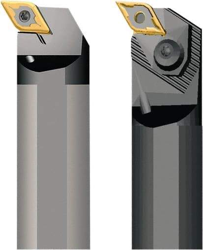 Seco - 32mm Min Bore Diam, 200mm OAL, 25mm Shank Diam, A-PDUN Indexable Boring Bar - 35mm Max Bore Depth, DNM.. 1104.. Insert, Pin Lock Assembly Holding Method - Americas Industrial Supply