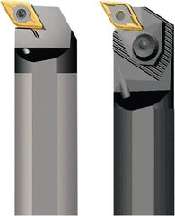 Seco - 32mm Min Bore Diam, 200mm OAL, 25mm Shank Diam, A-PDUN Indexable Boring Bar - 35mm Max Bore Depth, DNM.. 1104.. Insert, Pin Lock Assembly Holding Method - Americas Industrial Supply