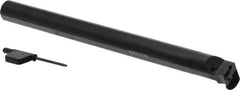 Seco - 1-1/8" Min Bore Diam, 10" OAL, 3/4" Shank Diam, Indexable Boring Bar - VBMT 21.5.. Insert, Screw Holding Method - Americas Industrial Supply