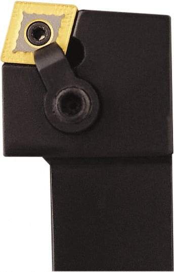 Seco - MCRN, Right Hand Cut, 75° Lead Angle, 1-1/4" Shank Height x 1-1/4" Shank Width, Negative Rake Indexable Turning Toolholder - 6" OAL, CNMG 643 Insert Compatibility, Series Multi-Directional Turning (MDT) - Americas Industrial Supply