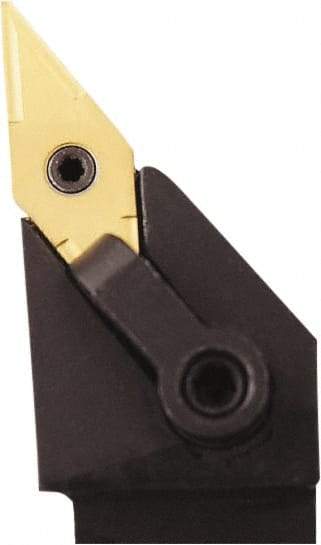 Seco - MVJN, Left Hand Cut, 93° Lead Angle, 1" Shank Height x 1" Shank Width, Negative Rake Indexable Turning Toolholder - 6" OAL, VNMG 432 Insert Compatibility, Series Multi-Directional Turning (MDT) - Americas Industrial Supply