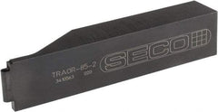 Seco - TRAO, Right Hand Cut, 1-1/4" Shank Height x 1" Shank Width, Neutral Rake Indexable Turning Toolholder - 6" OAL, RCGS Insert Compatibility, Series Multi-Directional Turning (MDT) - Americas Industrial Supply