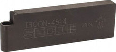 Seco - TROO, Neutral Cut, 1-1/4" Shank Height x 7/16" Shank Width, Neutral Rake Indexable Turning Toolholder - 4" OAL, RCGS Insert Compatibility, Series Multi-Directional Turning (MDT) - Americas Industrial Supply