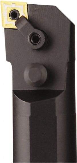 Seco - 1.78" Min Bore Diam, 14" OAL, 1-1/2" Shank Diam, A-MCLN Indexable Boring Bar - CNMG 432 Insert, Pin & Clamp Holding Method - Americas Industrial Supply