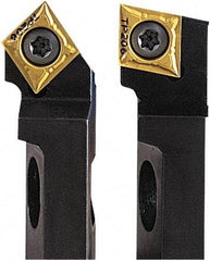 Seco - Right Hand, SCGC Toolholder Compatibility, CC.. Insert Compatibility, Indexable Turning Cartridge - Screw Holding Method, 50mm OAL x 15mm OAH - Americas Industrial Supply