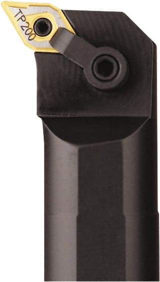 Seco - 0.98" Min Bore Diam, 10" OAL, 3/4" Shank Diam, S-MDUN Indexable Boring Bar - DNMU 332 Insert, Pin & Clamp Holding Method - Americas Industrial Supply
