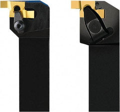 Seco - CEA, External, Right Hand, 2.5mm Max Depth of Cut, 2.5mm Max Groove Width, Indexable Grooving Tool Holder - 10EAR Insert Compatibility, 24.99mm Shank Height, 24.99mm Shank Width, 149.99mm OAL - Americas Industrial Supply