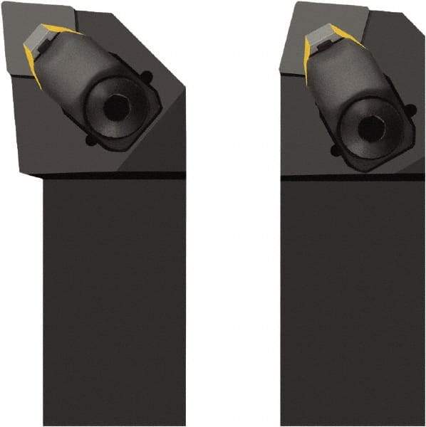 Seco - CCLN, Left Hand Cut, 95° Lead Angle, 25mm Shank Height x 25mm Shank Width, Negative Rake Indexable Turning Toolholder - 150mm OAL, Series Clamp Lock - Americas Industrial Supply