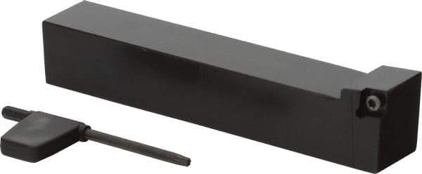 Seco - SCLC, Right Hand Cut, 95° Lead Angle, 1" Shank Height x 1" Shank Width, Neutral Rake Indexable Turning Toolholder - 6" OAL, CCMT 32.52 Insert Compatibility, Series Multi-Directional Turning (MDT) - Americas Industrial Supply