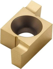 Seco - 2610026ER FG Grade CP500, 10mm Cutting Width Carbide Grooving Insert - 10mm Max Depth of Cut, Right Hand, TiAlN/TiN Finish - Americas Industrial Supply
