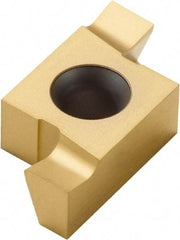 Seco - 206020EAL FA Grade CP500, 6mm Cutting Width Carbide Grooving Insert - 6mm Max Depth of Cut, Left Hand, TiAlN/TiN Finish - Americas Industrial Supply