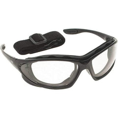 Uvex - Safety Glasses - CLR A/S LENS BLK FRM SEISMIC SEALED EYEWEAR - Americas Industrial Supply