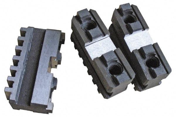 Gibraltar - 16" Max Chuck Diam Compatibility, Steel Tongue & Groove Hard Lathe Master Jaws - 16" Min Chuck Diam Compatibility - Americas Industrial Supply