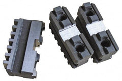 Gibraltar - 16" Max Chuck Diam Compatibility, Steel Tongue & Groove Hard Lathe Master Jaws - 16" Min Chuck Diam Compatibility - Americas Industrial Supply
