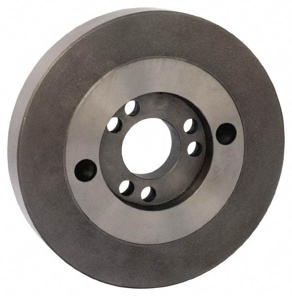 Gibraltar - Adapter Back Plate for 4" Diam Lathe Chucks - 1-10 Mount, Steel - Americas Industrial Supply