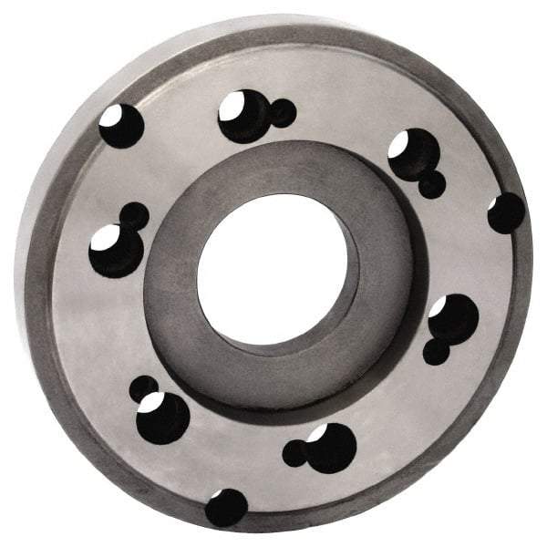 Gibraltar - Adapter Back Plate for 6" Diam Lathe Chucks - D1-3 Mount, Semi-Steel - Americas Industrial Supply