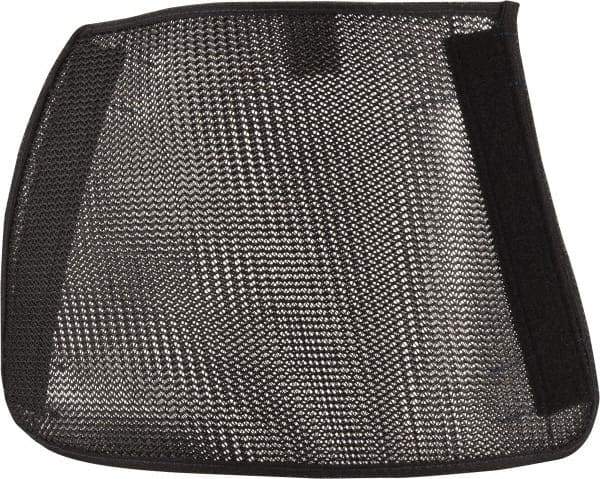 Ansell - Size Universal, Black Cane Mesh Chemical & Puncture Resistant Sleeve - 9" Long Sleeve, Cut Resistance Level 3, Elastic Opening at Both Ends - Americas Industrial Supply