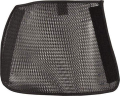 Ansell - Size Universal, Black Cane Mesh Chemical & Puncture Resistant Sleeve - 9" Long Sleeve, Cut Resistance Level 3, Elastic Opening at Both Ends - Americas Industrial Supply