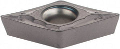 Iscar - DCMT3-0 PF Grade IC907 Carbide Turning Insert - 55° Diamond, 3/8" Inscr Circle, 5/32" Thick, 0.008" Corner Radius - Americas Industrial Supply