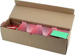 NMC - 2-1/8" High x 4-1/4" Long, Safety & Facility Blank Tag - 1 Side, Red Cardstock - Americas Industrial Supply