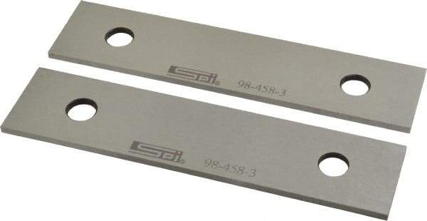 SPI - 6" Long x 1-3/8" High x 1/8" Thick, Steel Parallel - Sold as Matched Pair - Americas Industrial Supply