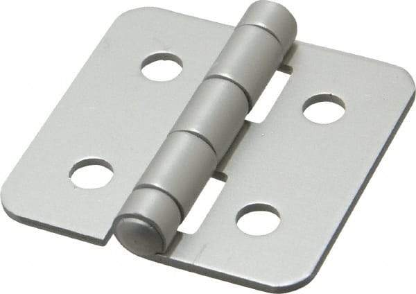 80/20 Inc. - 2" Long x 2" Wide x 0.078" Thick, Aluminum Door Hinge - Aluminum - Americas Industrial Supply