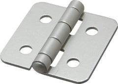 80/20 Inc. - 2" Long x 2" Wide x 0.078" Thick, Aluminum Door Hinge - Aluminum - Americas Industrial Supply