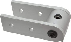 80/20 Inc. - 3" High, Open Shelving 90° 3" Arm Pivot - Aluminum, Use with Series 15 & Bolt Kit 3320 or 3325 - Americas Industrial Supply